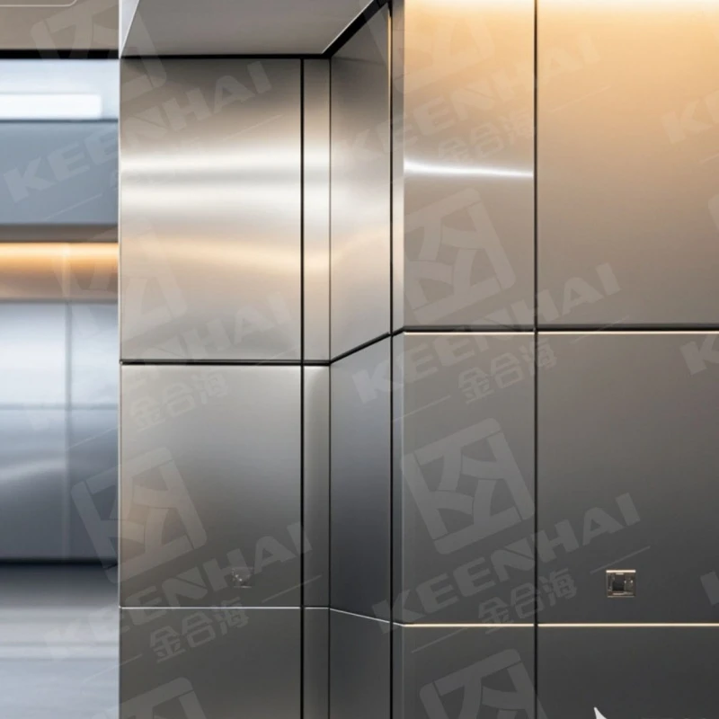 Aluminiumspanel dekorert vegg